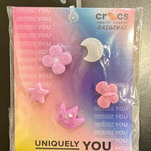 CROCS Jibbitz Charms Set - Pink and White